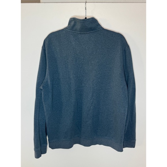 Van Heusen FLEX‎ Mens Quarter Zip Pullover Sweatshirt Gray Size L Classic Fit - Picture 4 of 4
